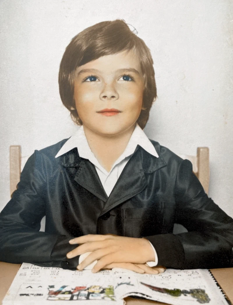 Kasza Tamás elsős korában